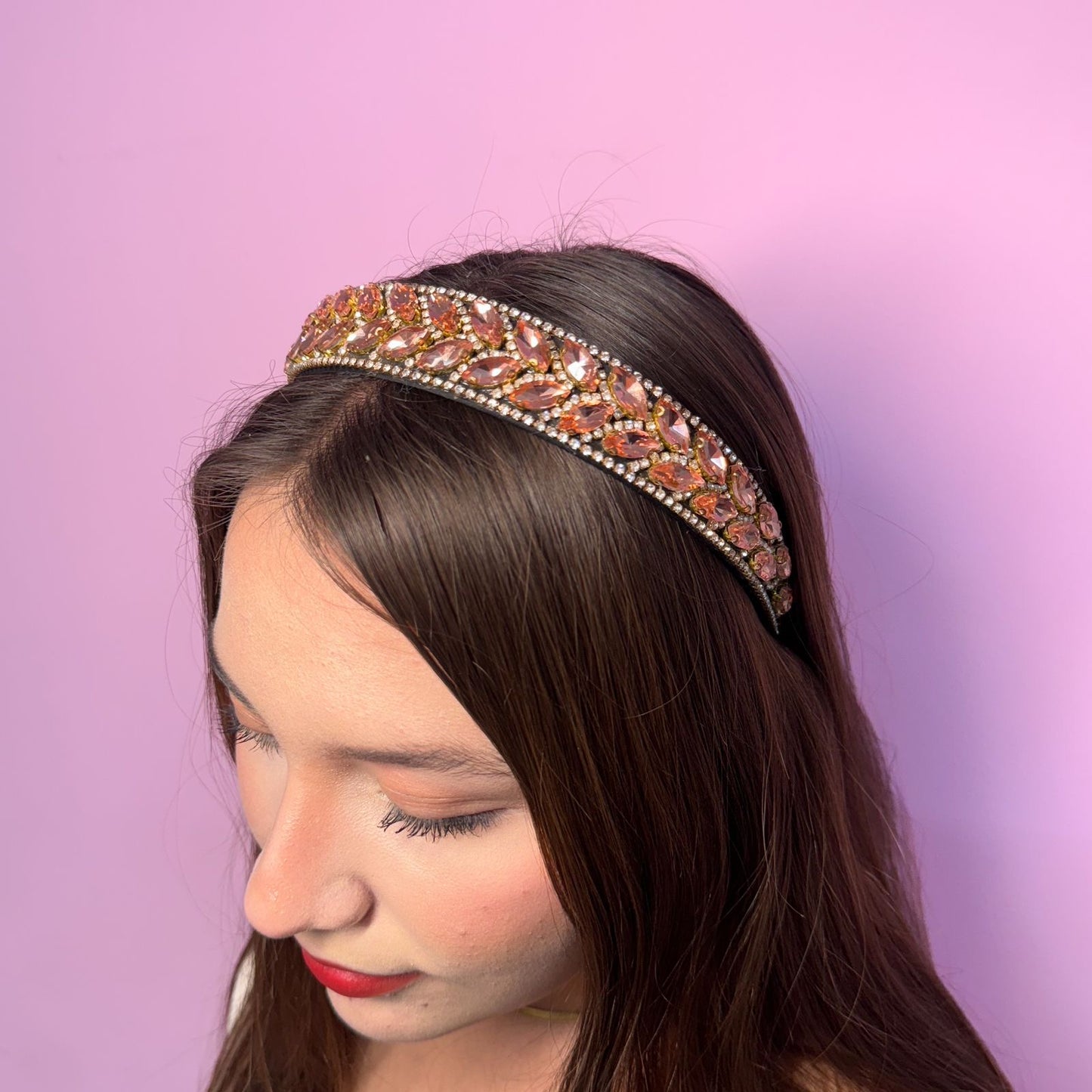 Diadema Olivia Oro Rosa