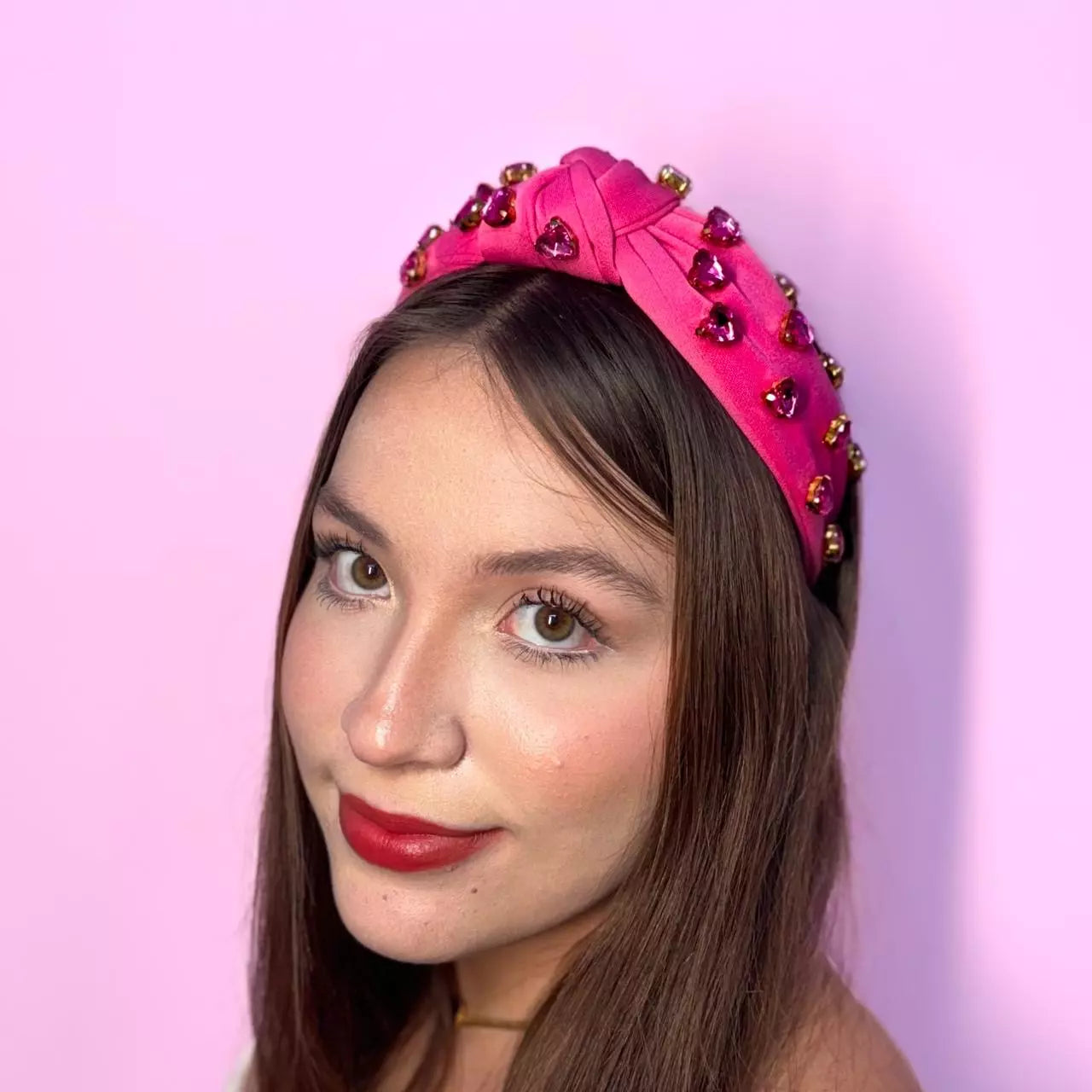 Diadema Cupido Fucsia