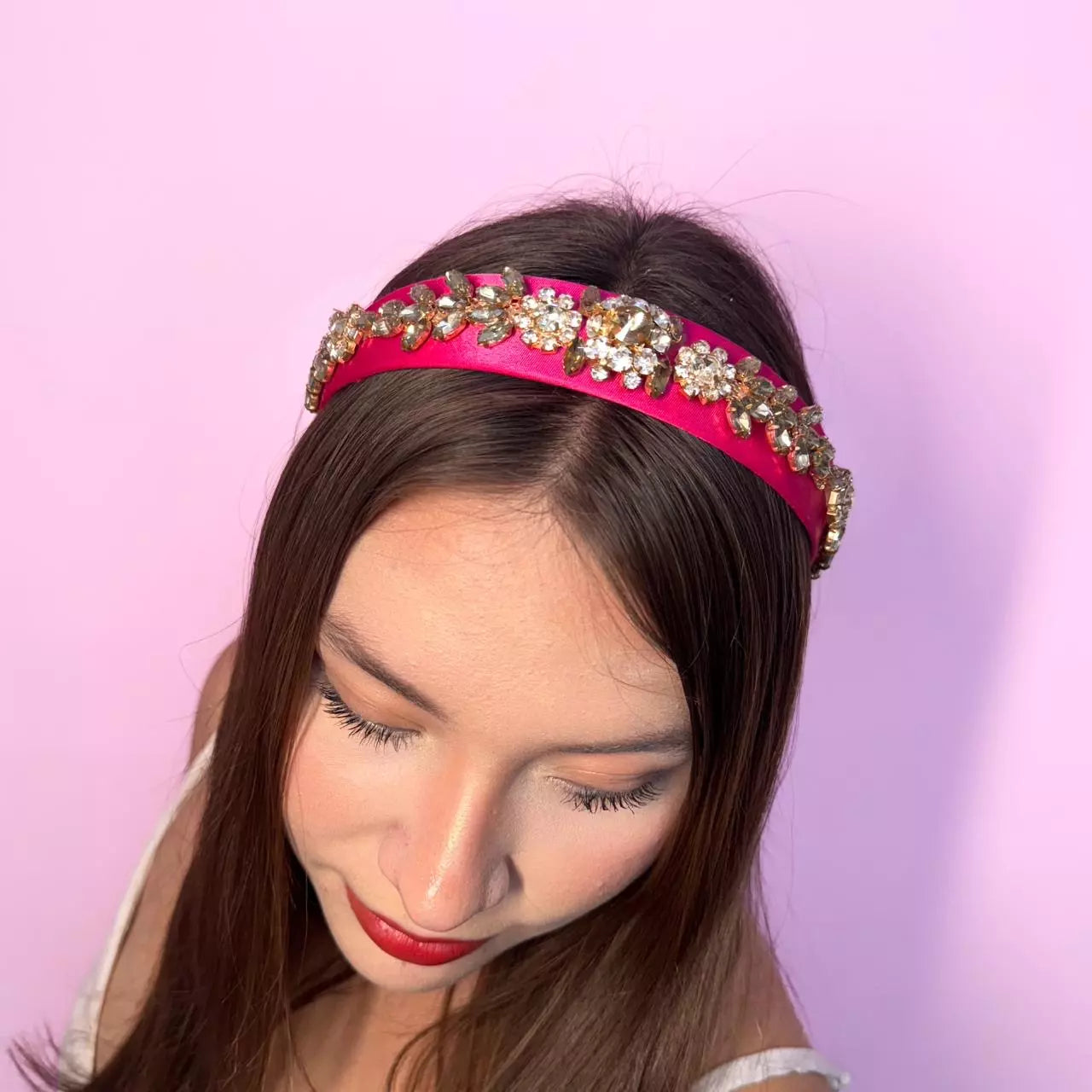 Diadema Elizabeth Fucsia