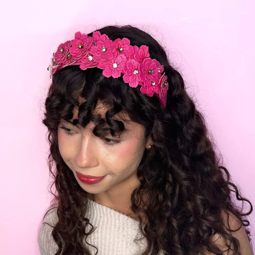 Diadema Eleonora Fucsia