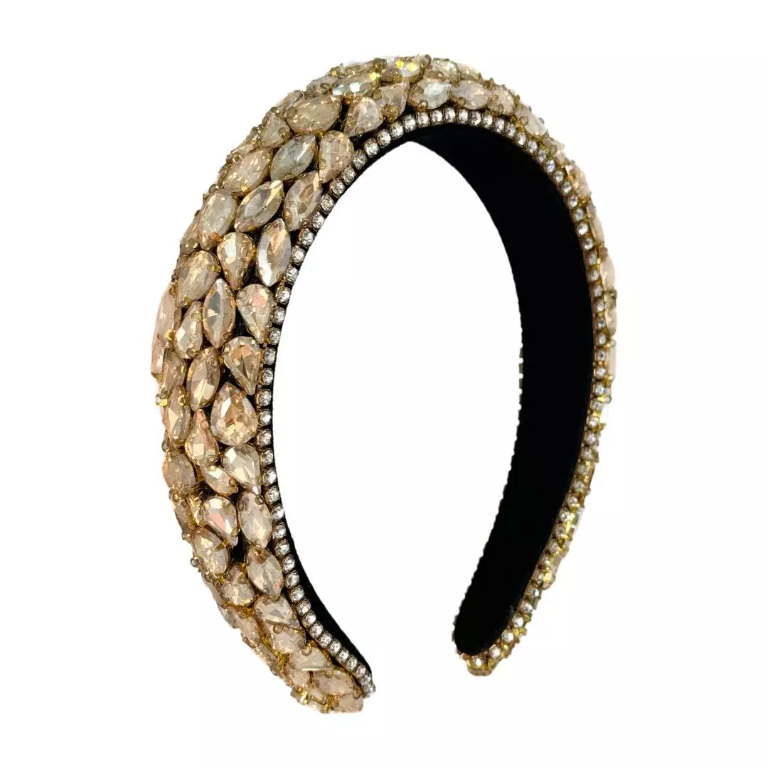 Diadema Diamante Dorado