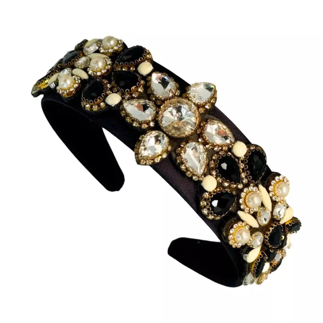 Diadema Beatrice Negra