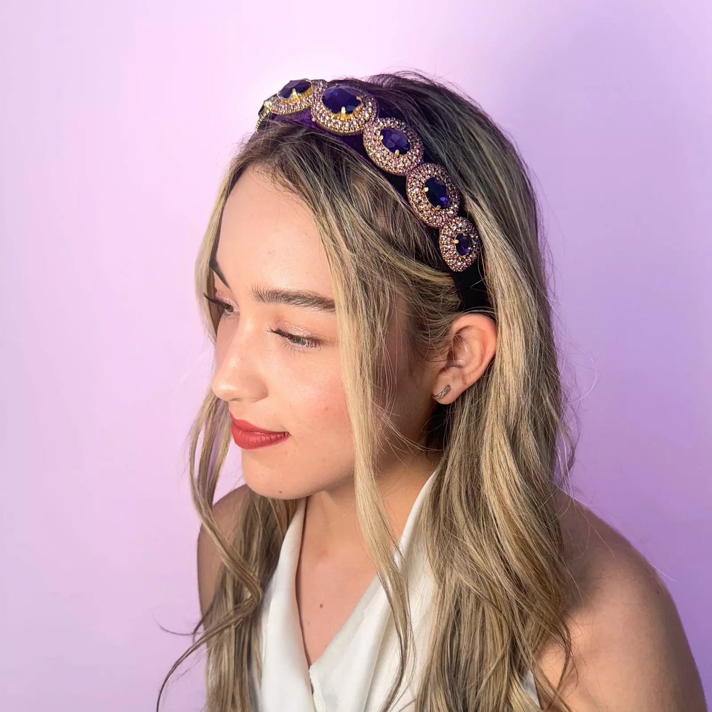 Diadema Dulce Pasión Púrpura