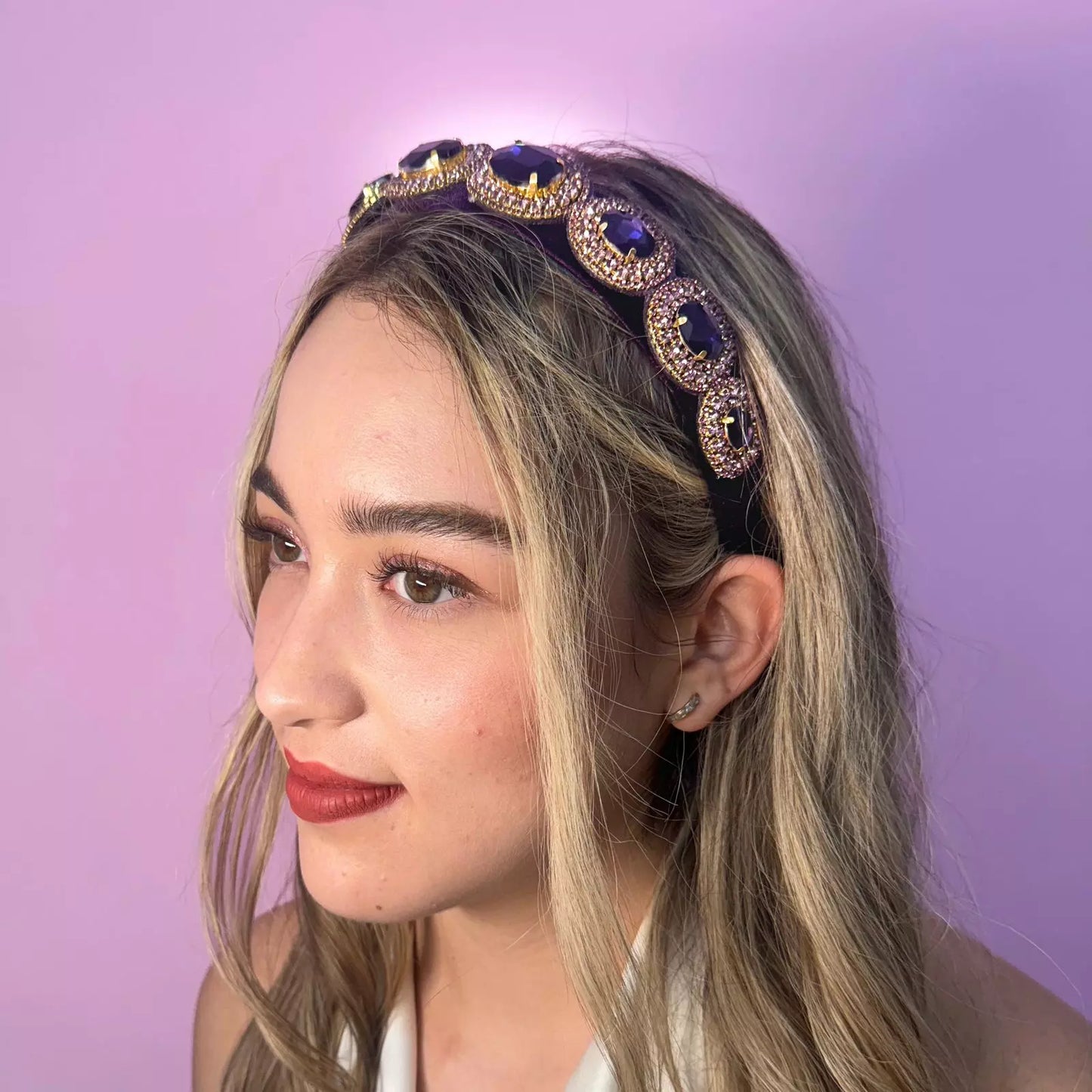 Diadema Dulce Pasión Púrpura