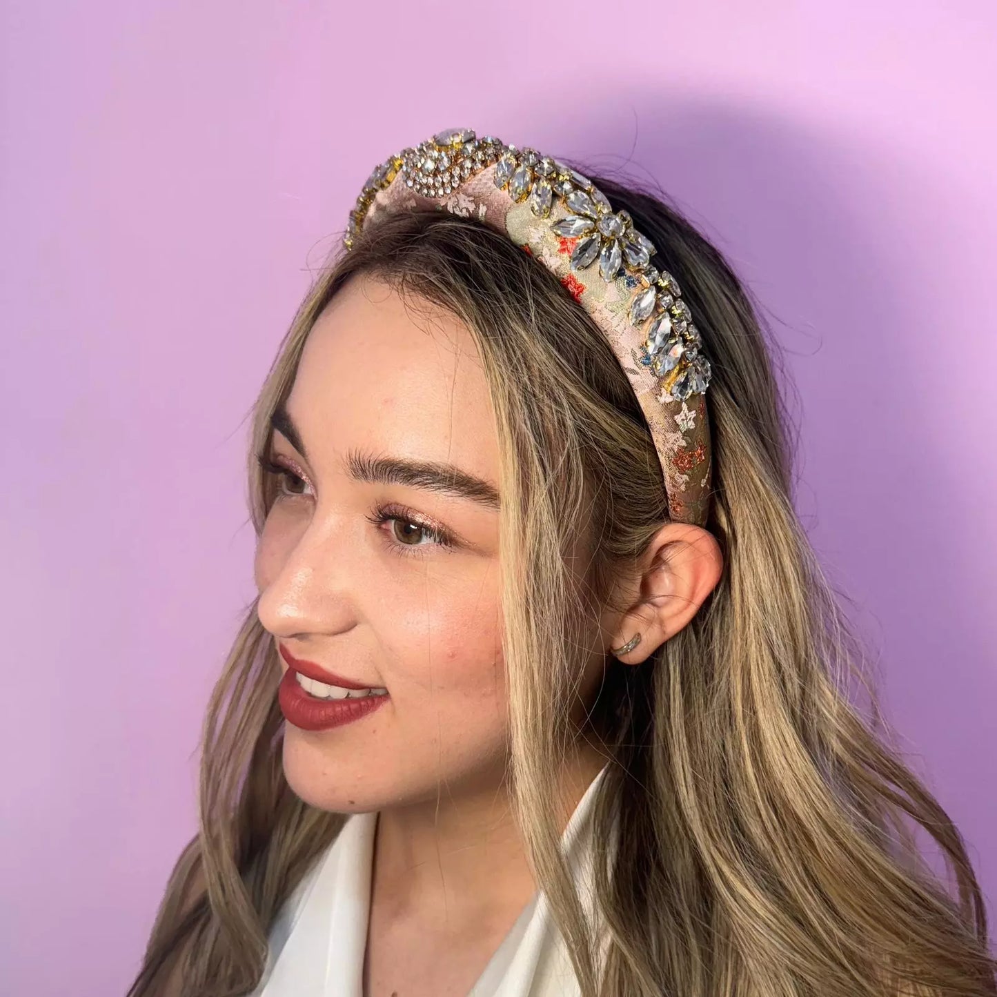 Diadema Clarissa Dorada