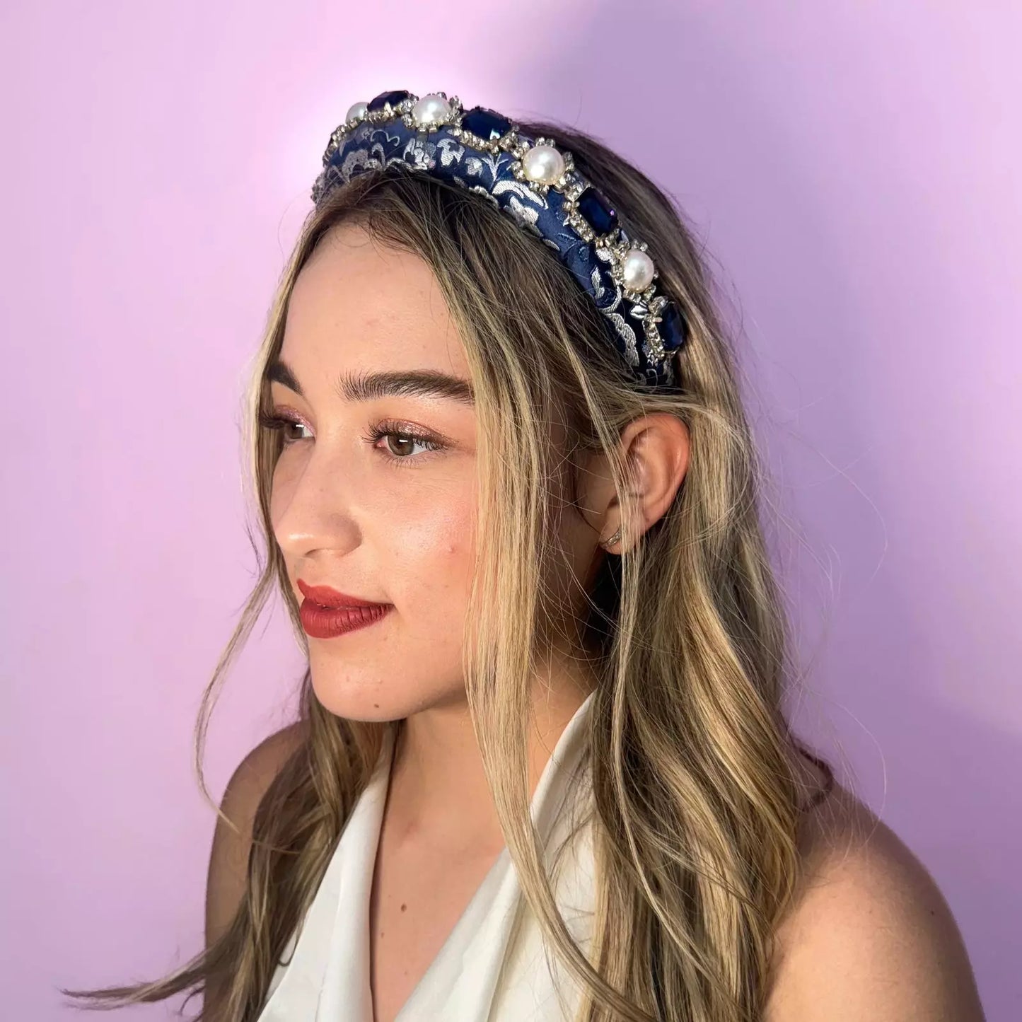 Diadema Catalina Azul