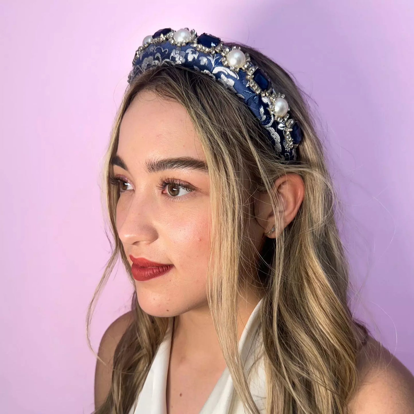 Diadema Catalina Azul