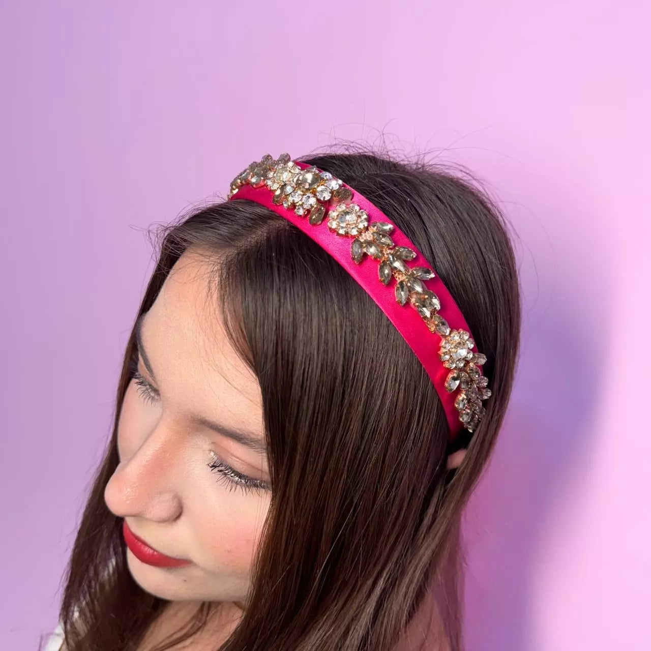 Diadema Elizabeth Fucsia