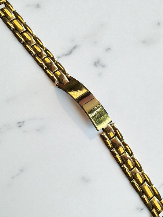 Pulsera Esclava con Placa Atlas