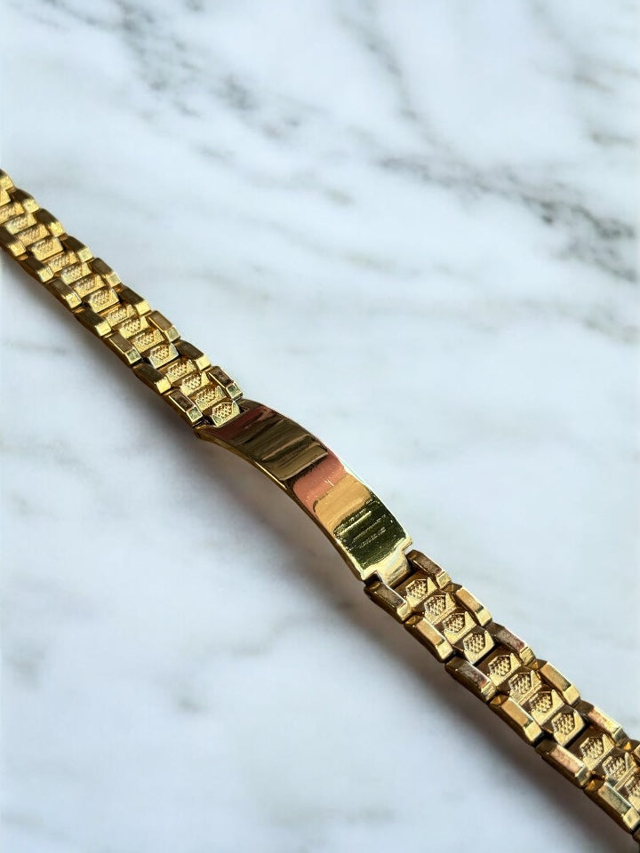 Pulsera Esclava con Placa Nox