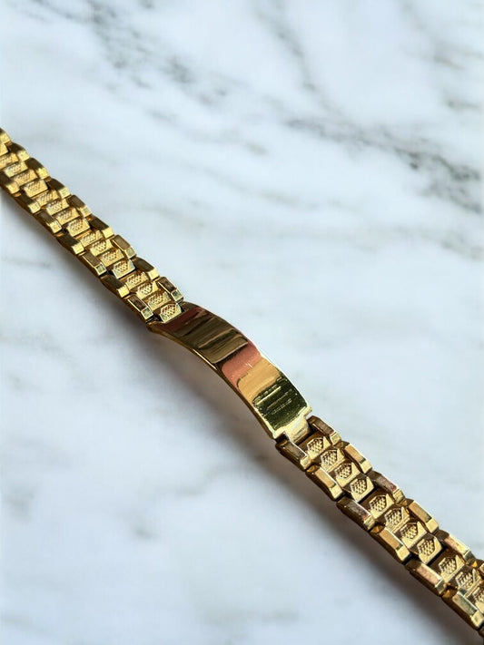 Pulsera Esclava con Placa Nox
