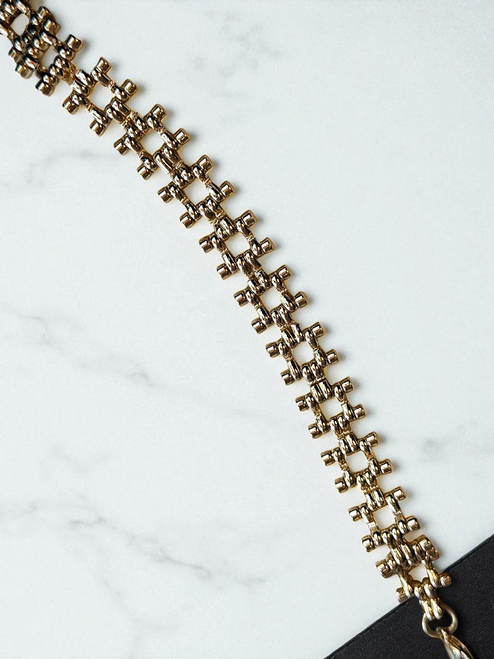 Pulsera Enlace Dorado