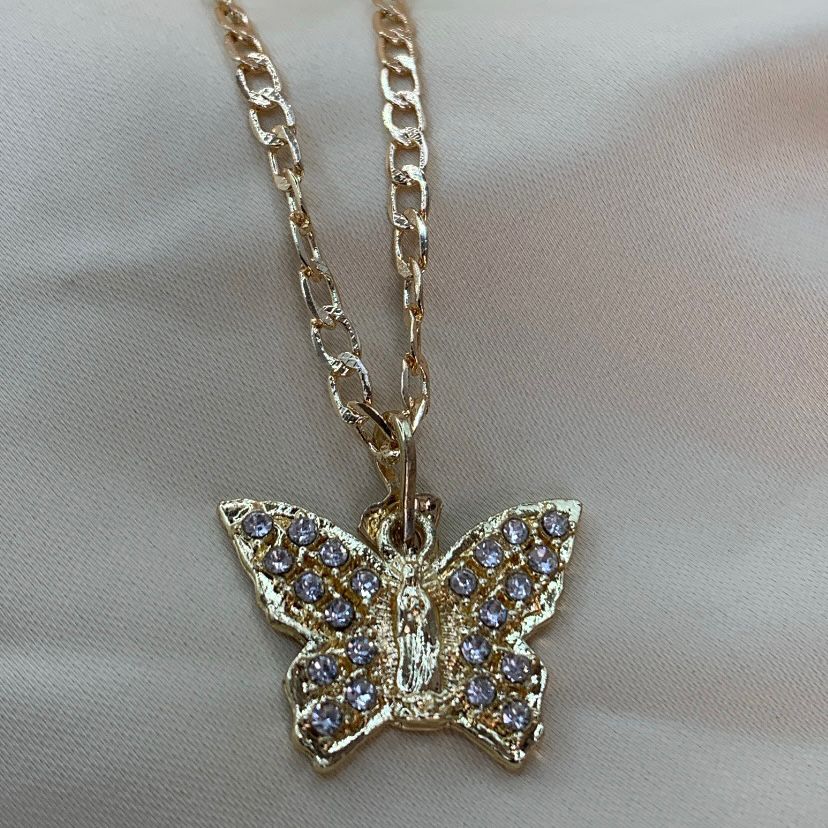 Collar Virgen Mariposa