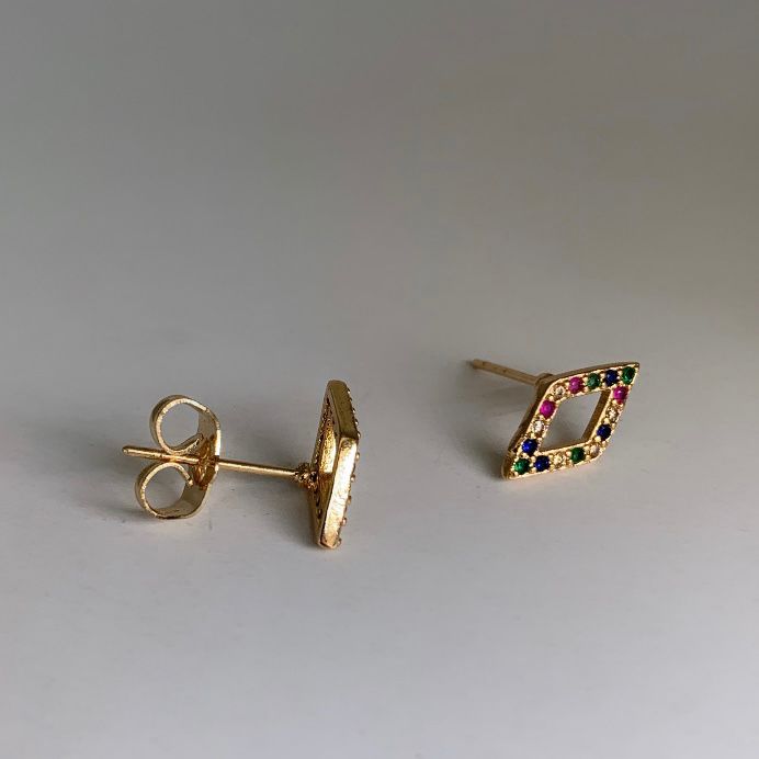 Broqueles Rombo Multicolor