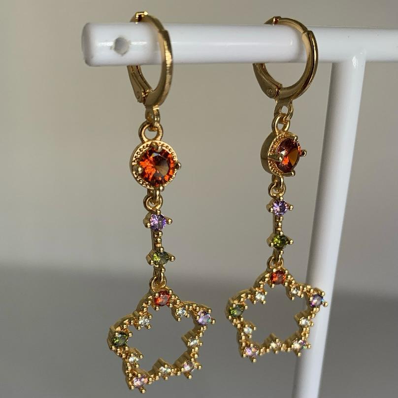 Aretes Colgantes Flor Primaveral