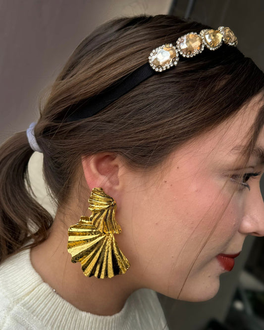 Aretes Hoja de Oro