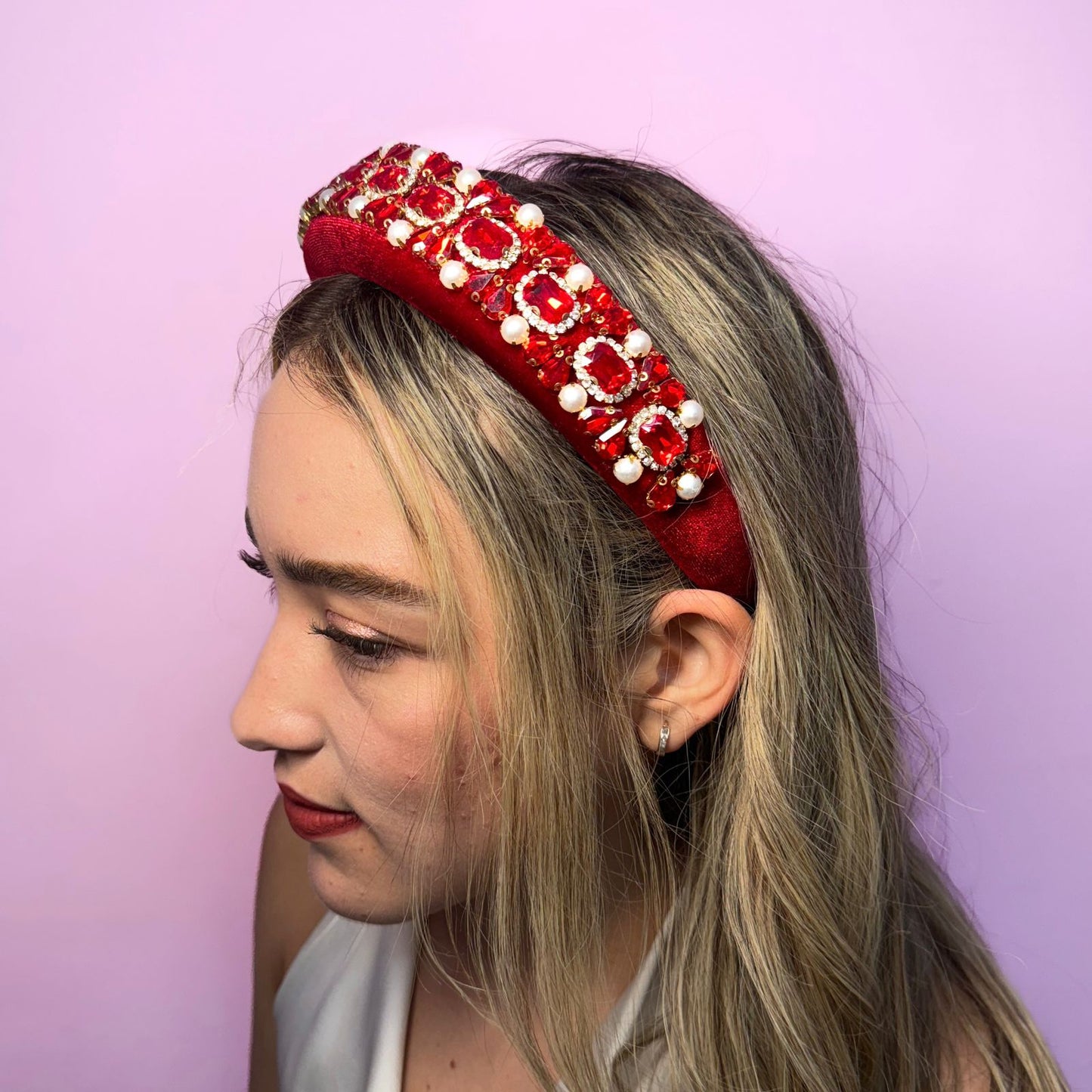 Diadema Rafaella Roja