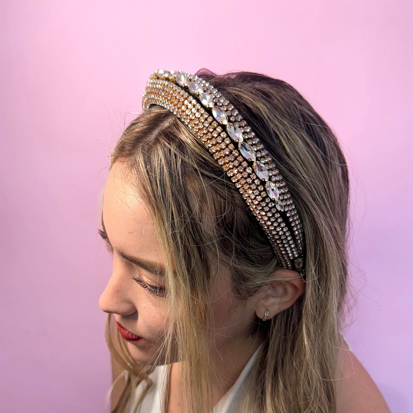 Diadema Miranda Dorada