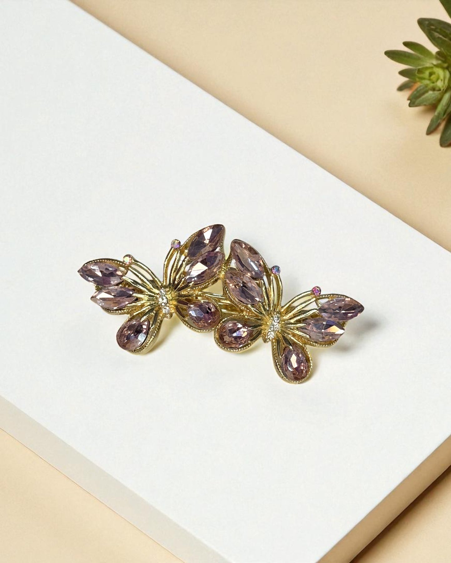 Broche Mariposas Rosas