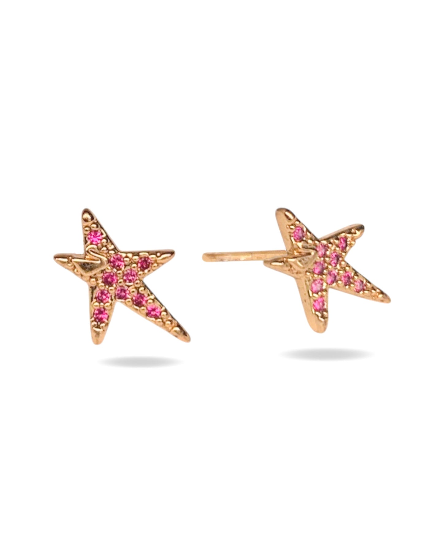 Broqueles Chispa Rosa