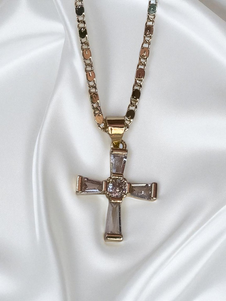 Collar de Cruz Mini Cielo