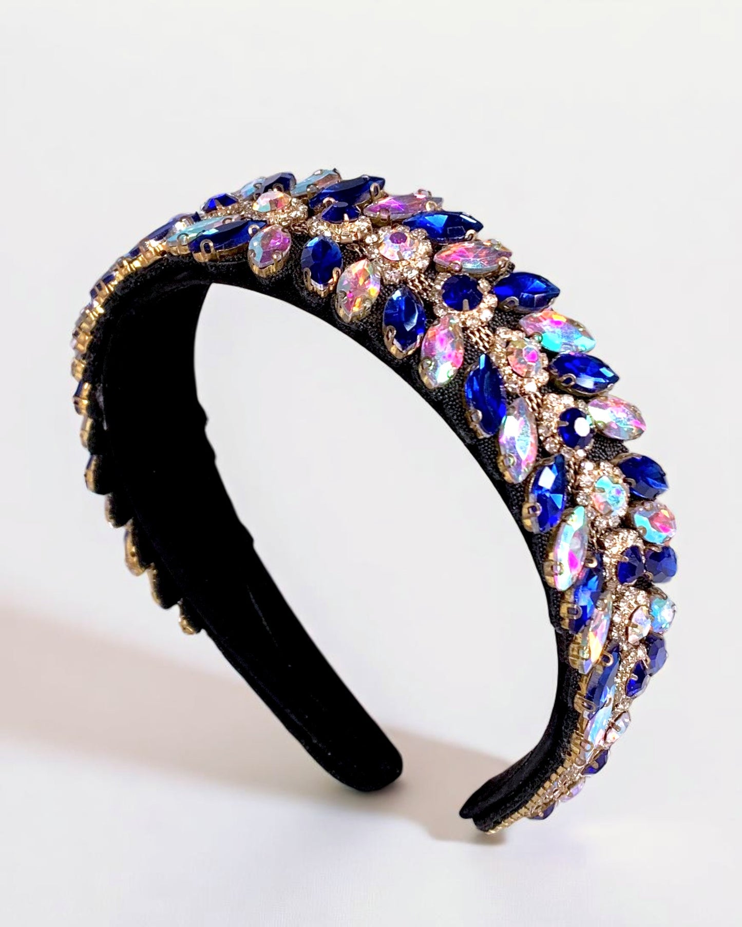 Diadema Constanza Azul Rey