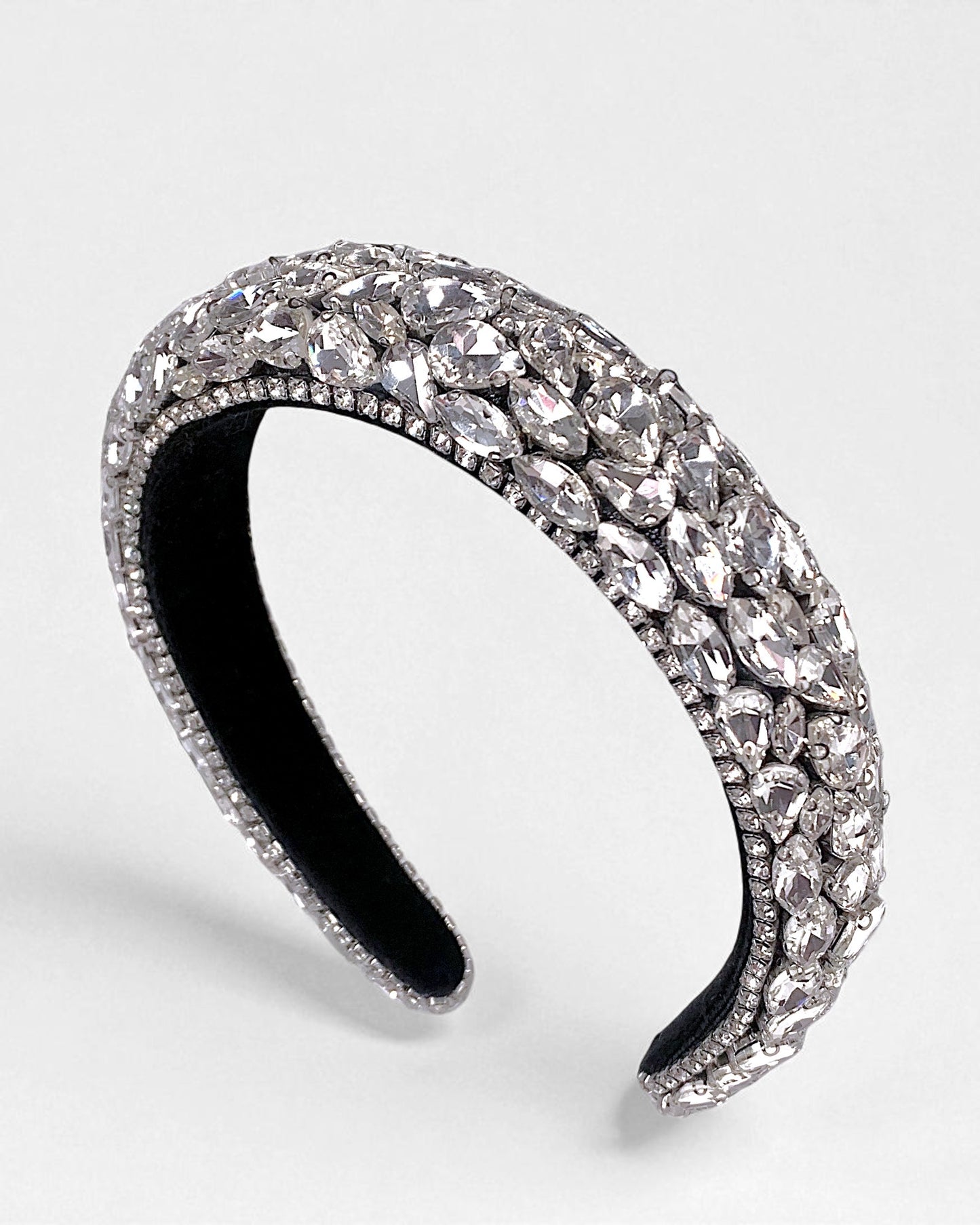 Diadema Diamante Plata