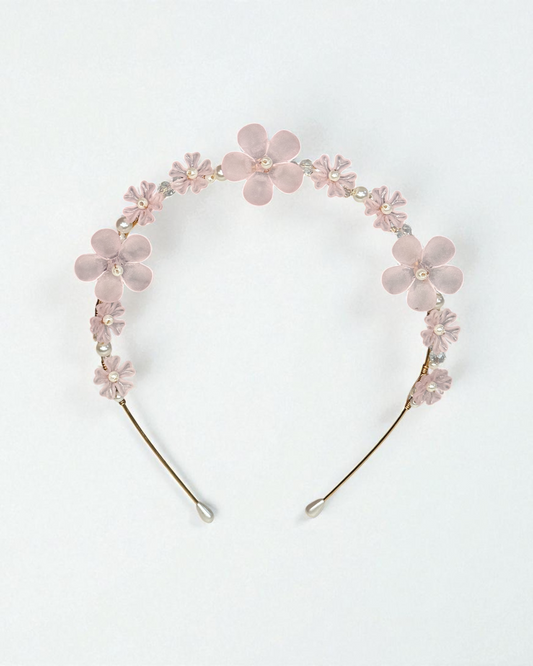 Diadema Jazmín Rosa