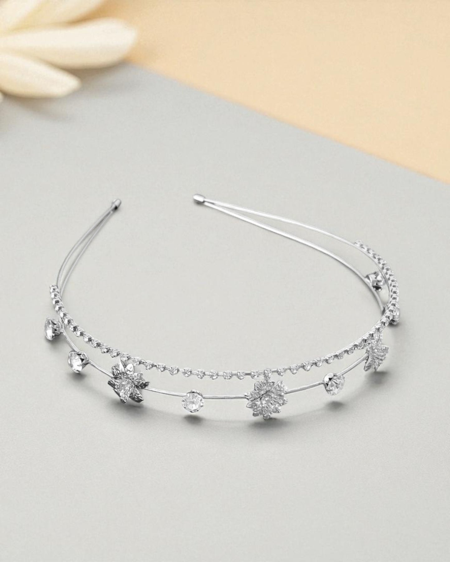 Diadema Lysandra Plata