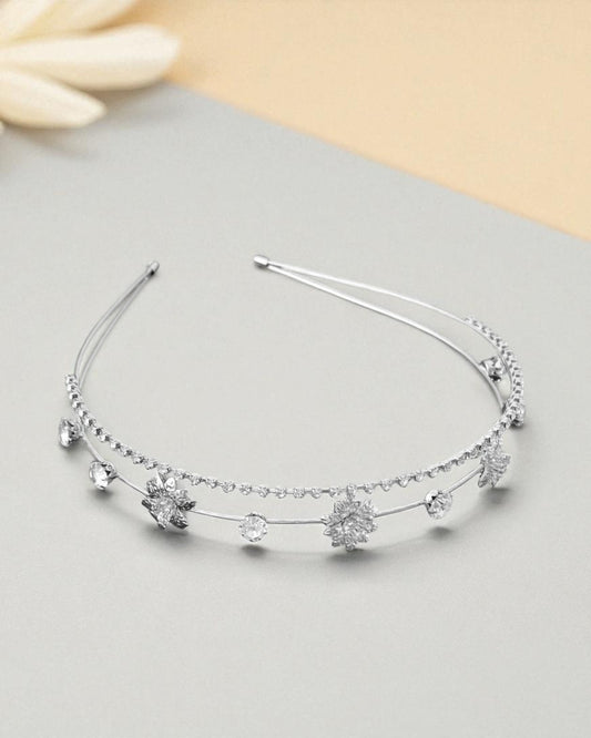 Diadema Lysandra Plata