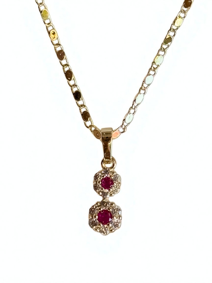 Collar de Flores Gemelas