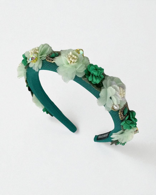 Diadema Gardenia Verde