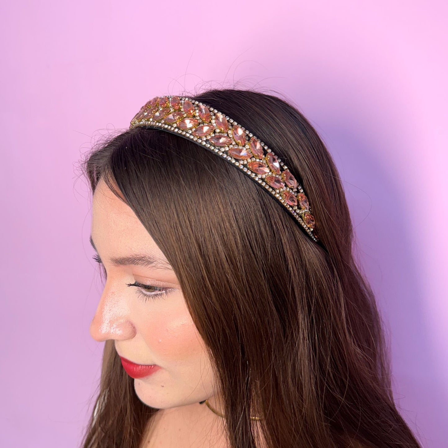 Diadema Olivia Oro Rosa