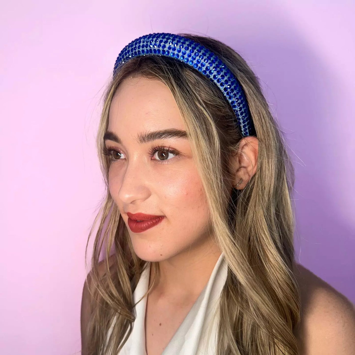 Diadema Belinda Azul Rey