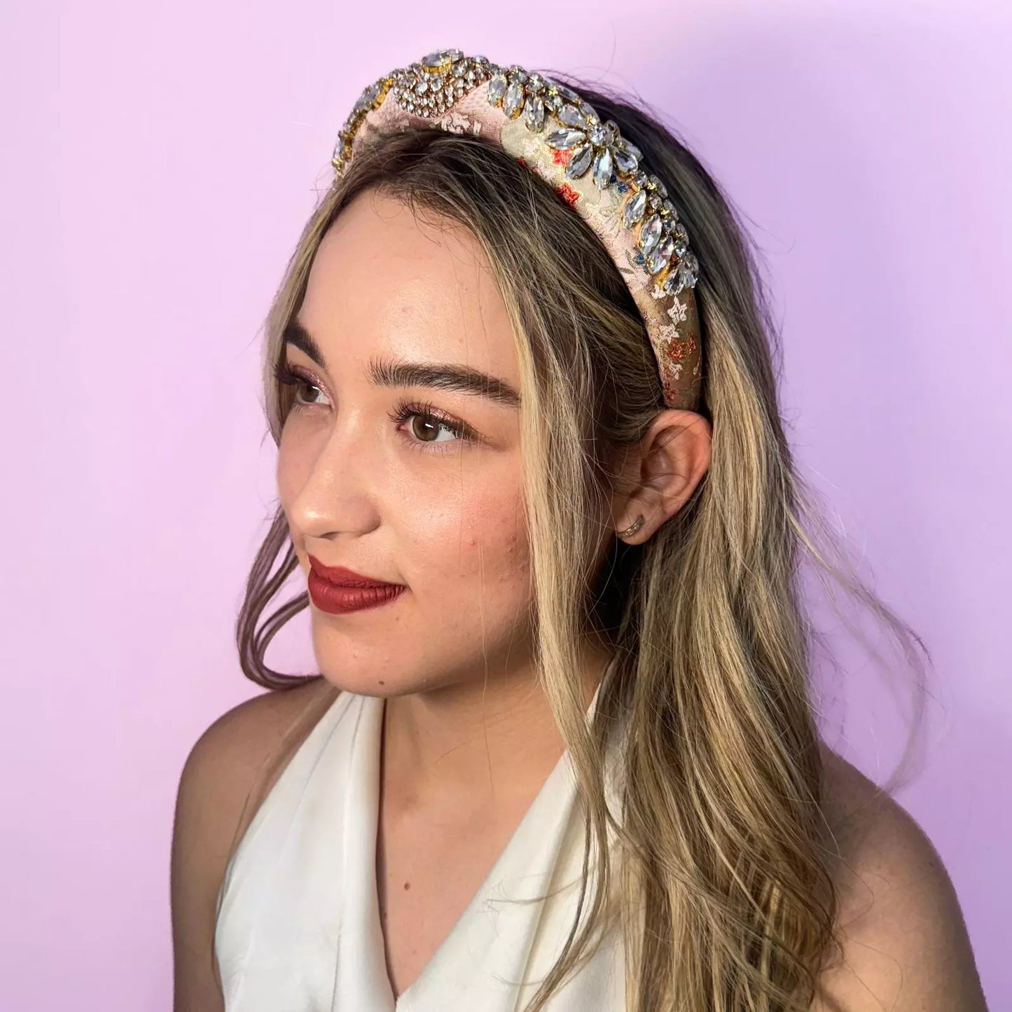 Diadema Clarissa Dorada