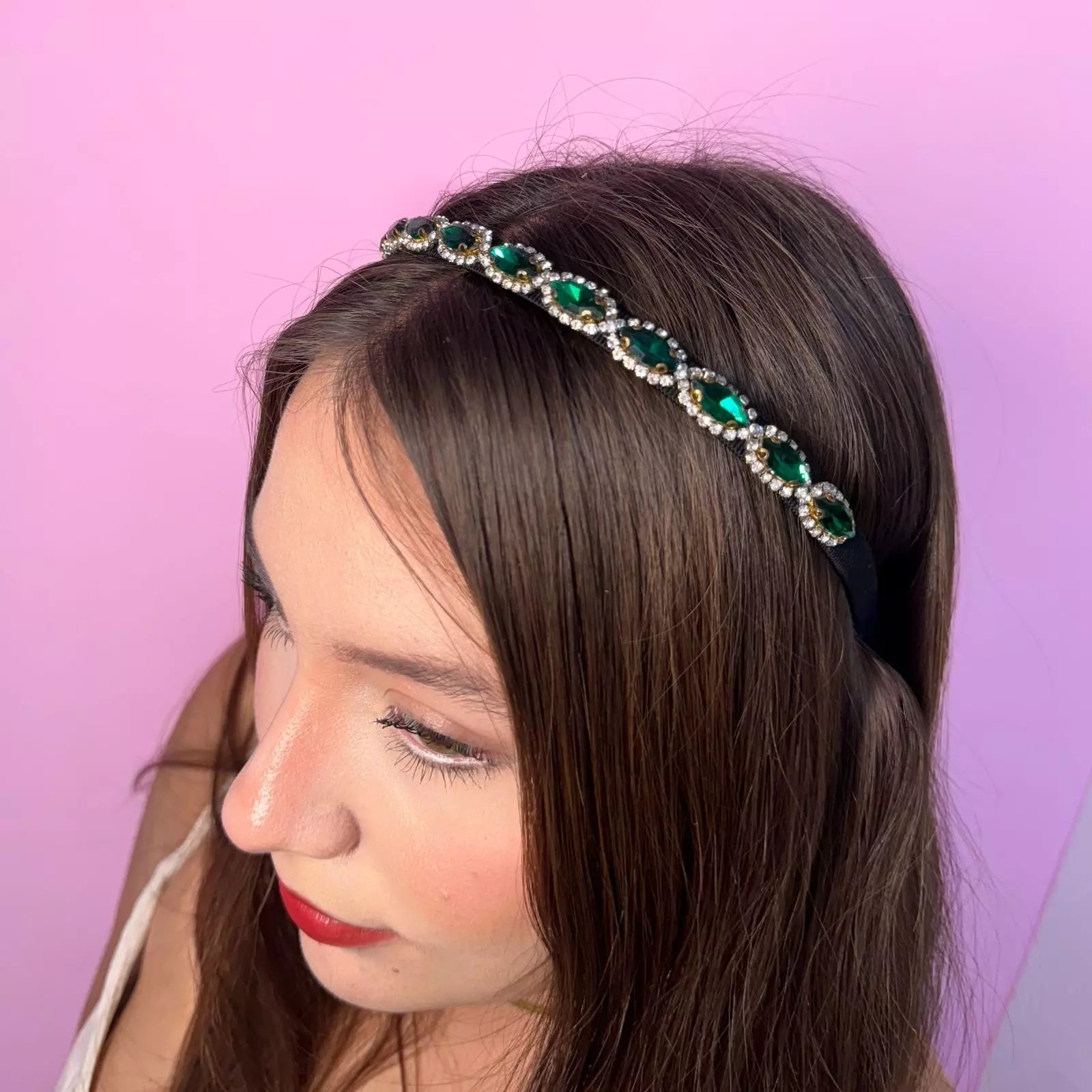Diadema Adelaida Verde