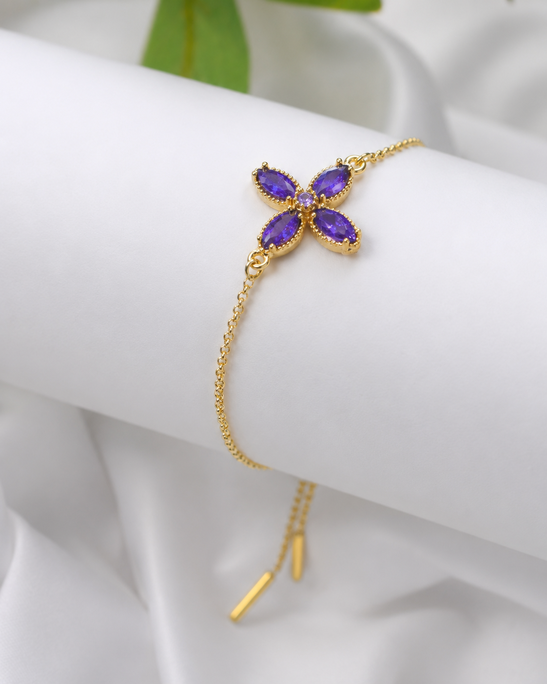 Pulsera Ajuatable Lavanda