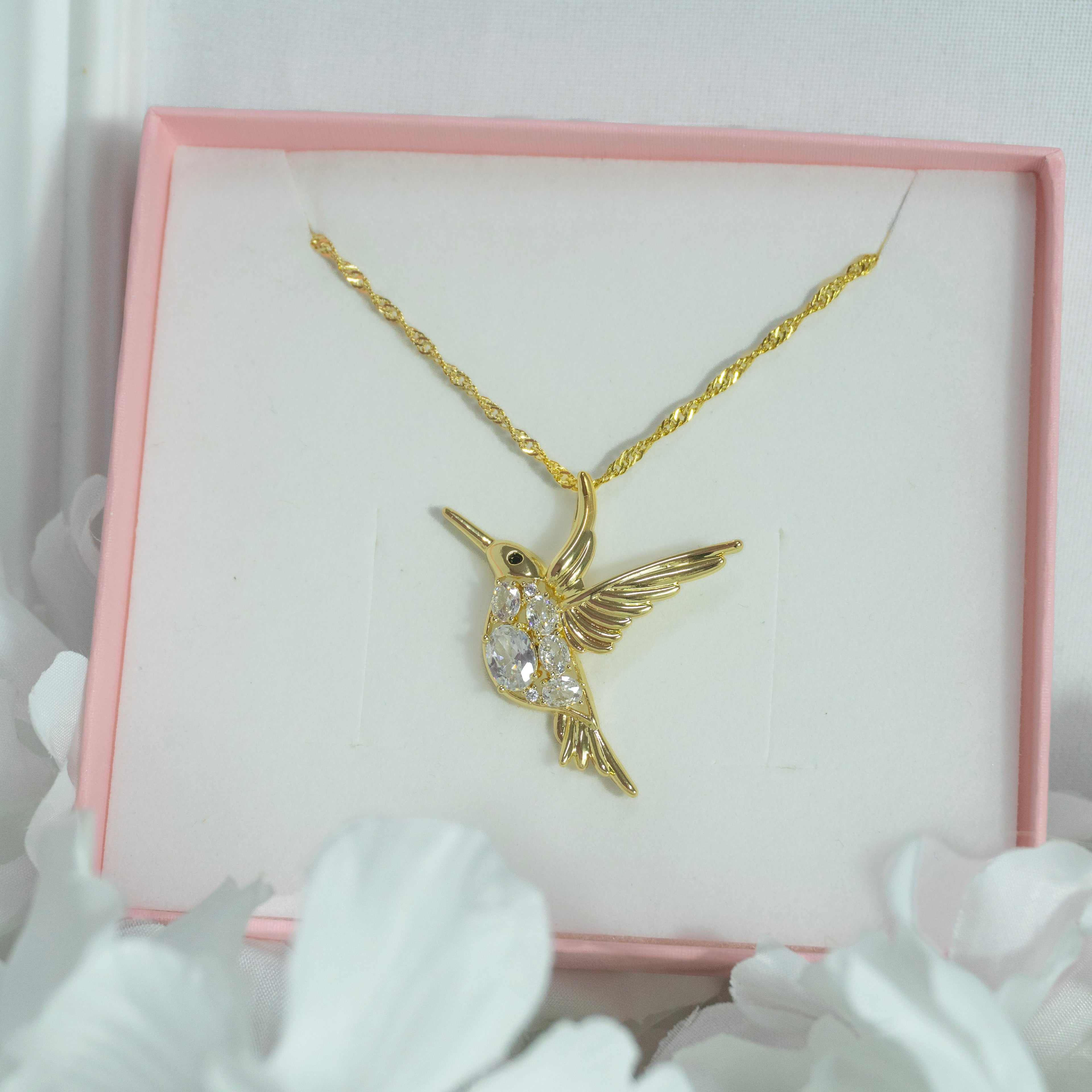 Juego Colibrí Resplandor Con Aretes
