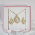 Juego Perla Destello con Aretes