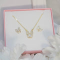 Juego Mariposa de Luz con Aretes