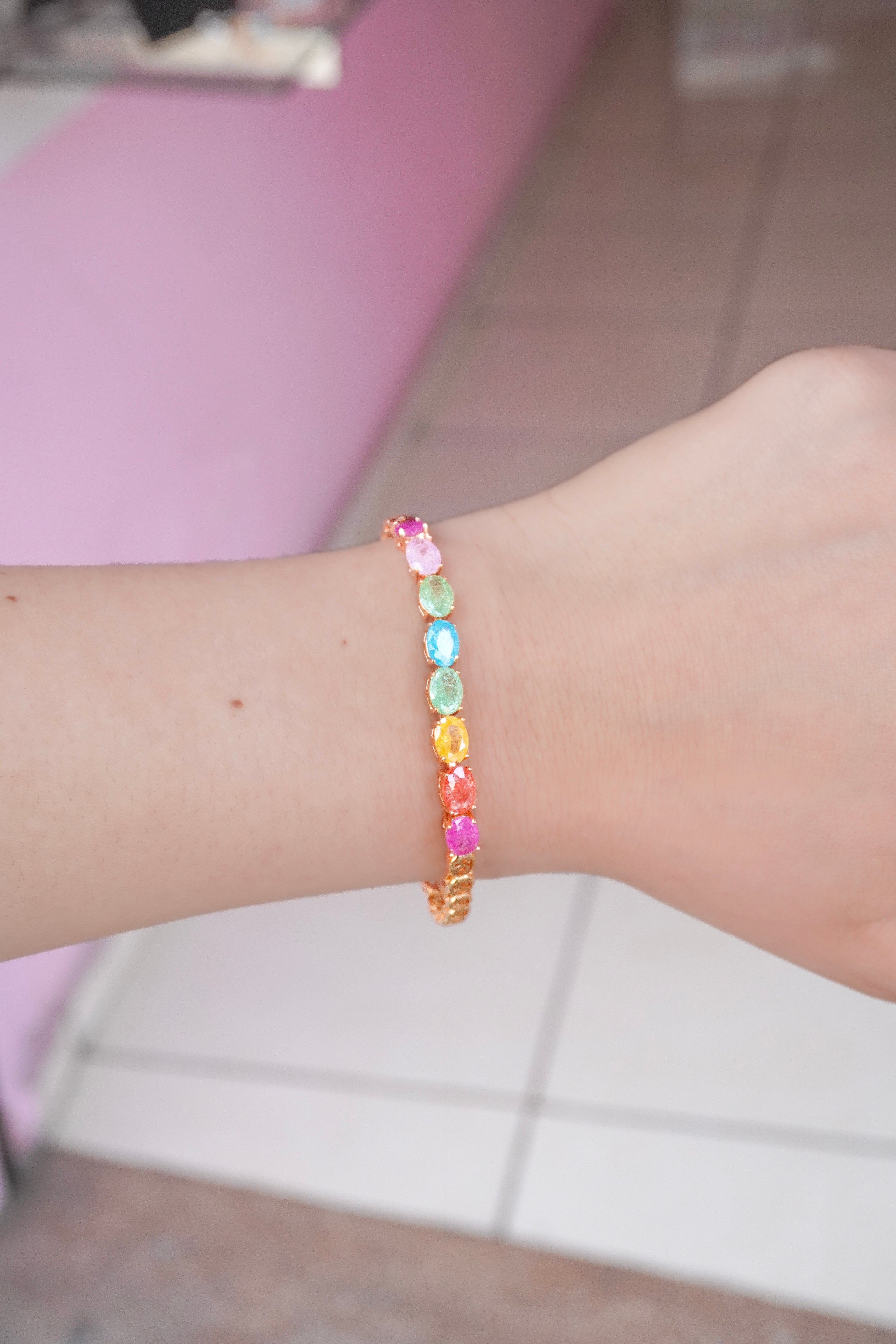 Pulsera Arcoíris Pastel