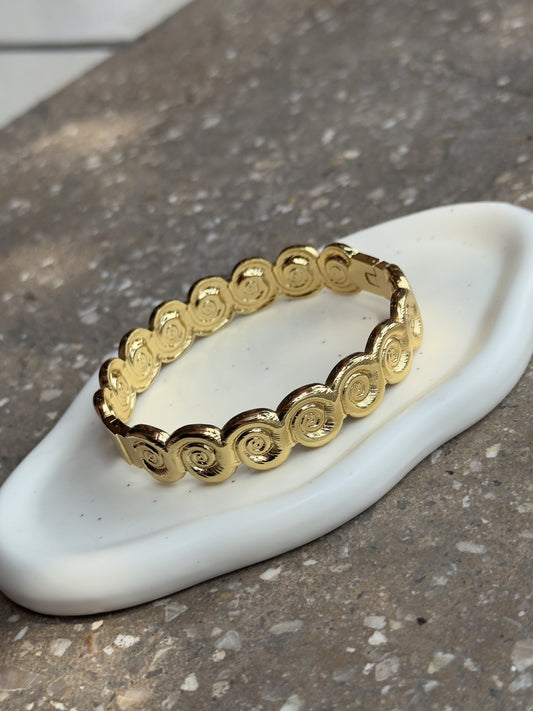 Brazalete Lúmina Dorado