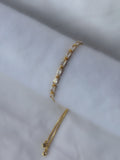 Pulsera Ajustable Cristal Dorada