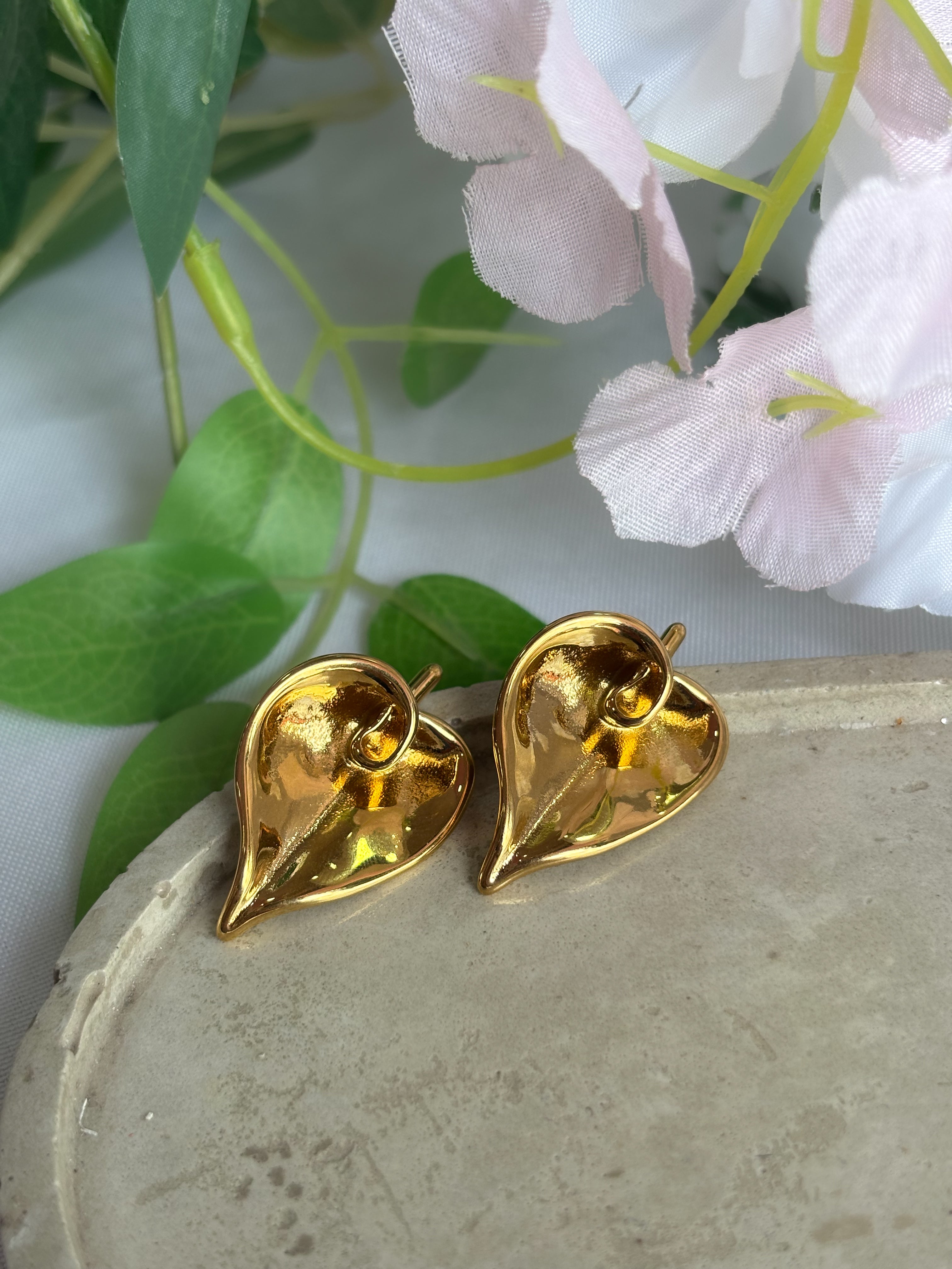Aretes Hoja Artesana