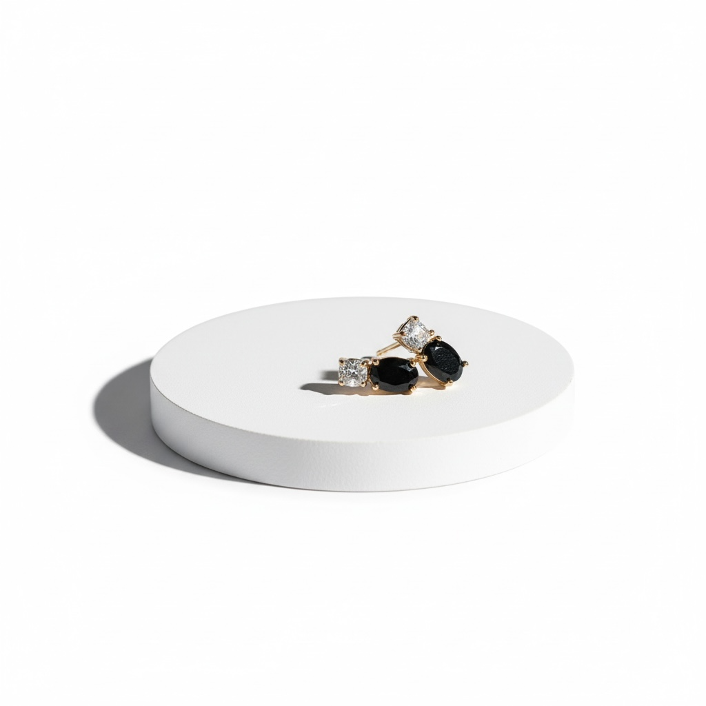 Aretes mini Oso Bicolor