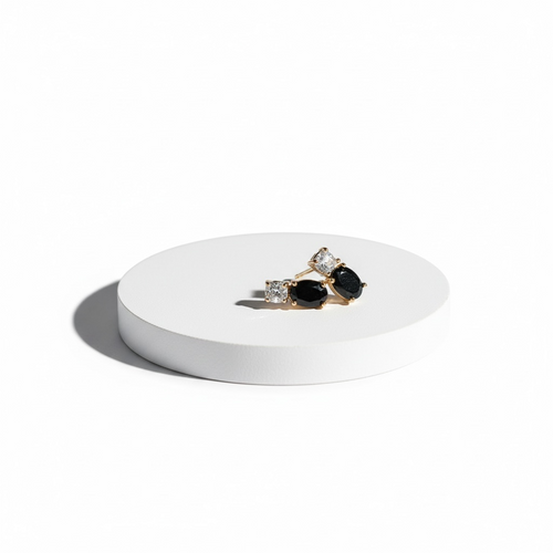 Aretes mini Oso Bicolor