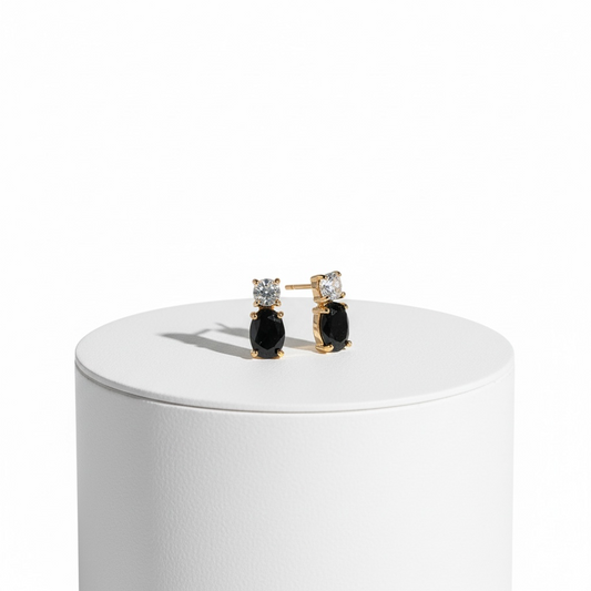 Aretes mini Oso Bicolor