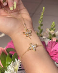 COLLAR Y PULSERA JARDIN COLIBRI