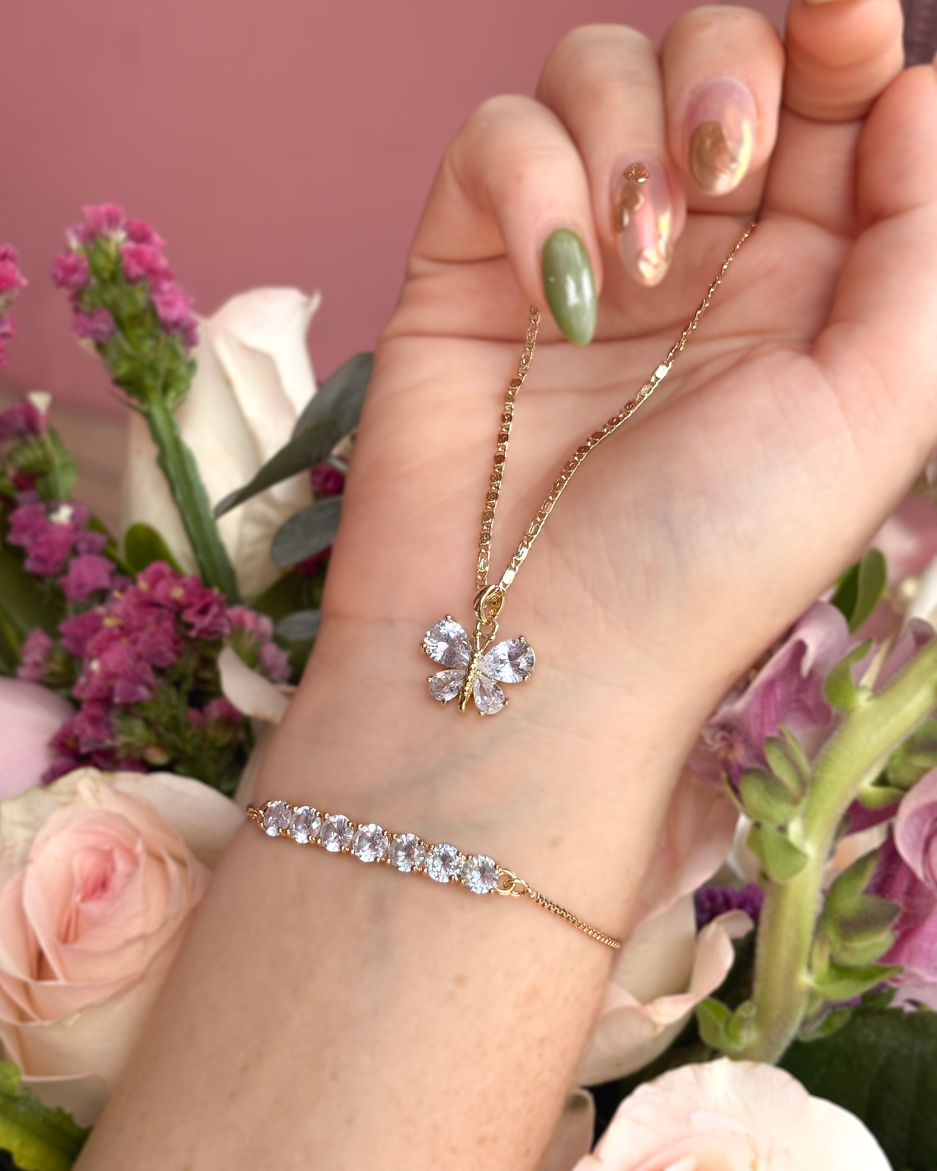 PULSERA AJUSTABLE Y COLLAR