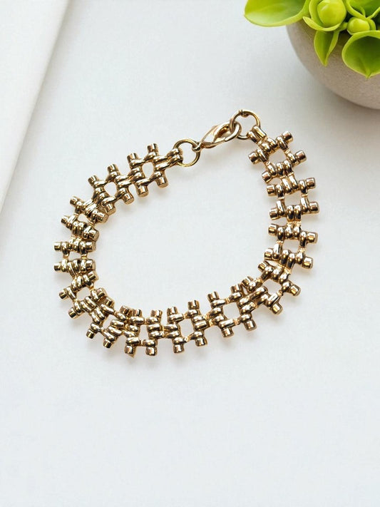 Pulsera Enlace Dorado
